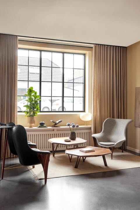 Lange Gardiner til hjemmekontor