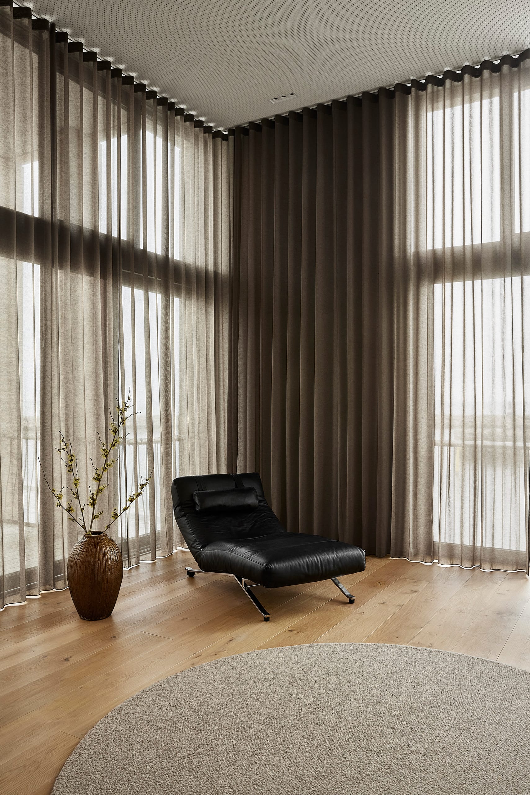 Lange Gardiner til stue